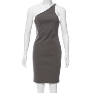 Alexander Wang Gray 1 Shoulder Mini Dress S